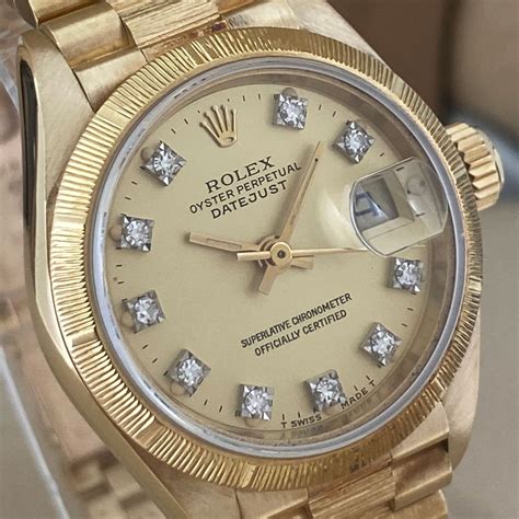 rolex datejust con brillanti